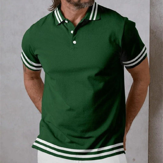 Summer Men's Daily Casual Trend Short Sleeve